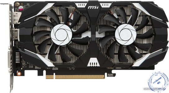 видеокарт MSI Geforce GTX 1050 OC