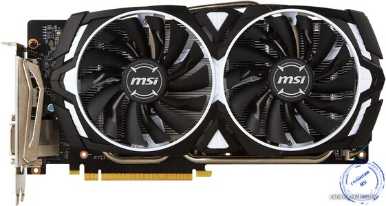 видеокарт MSI Geforce GTX 1060 Armor OCV1
