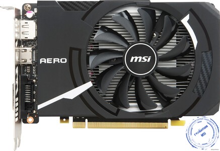 видеокарт MSI GeForce GTX 1050 Ti Aero ITX OCV1
