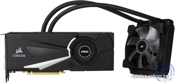 видеокарт MSI GeForce GTX 1080 Sea Hawk X